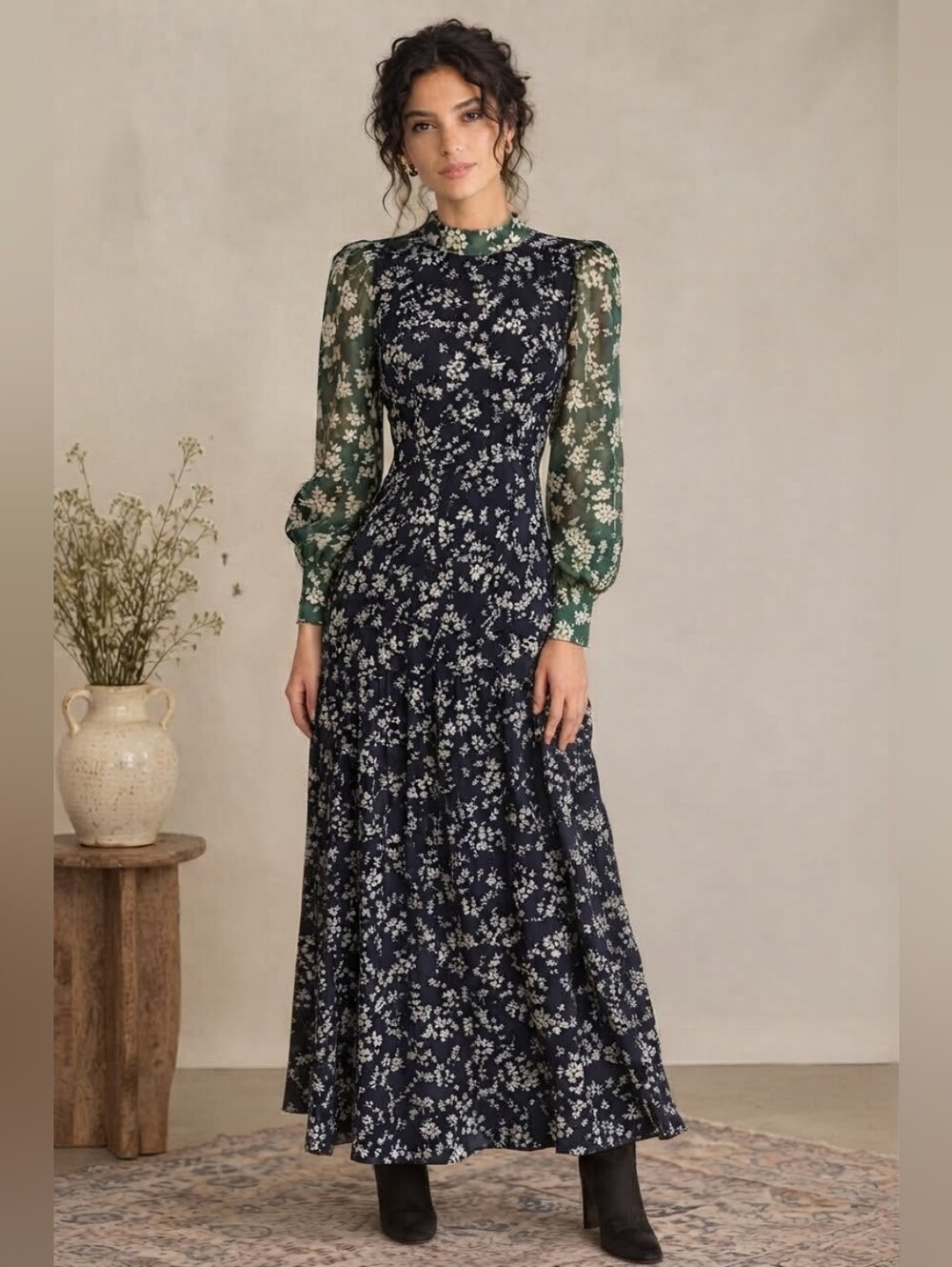 Kachel x Anthropologie Luisa Floral Maxi Dress 6 Romantic Whimsigoth